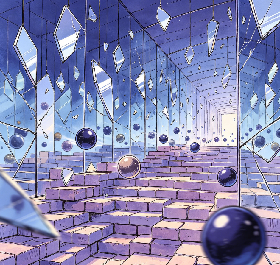 Shattered-Mirror Corridor
